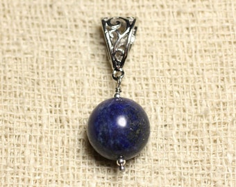 Semi precious stone pendant - Lapis Lazuli 14mm