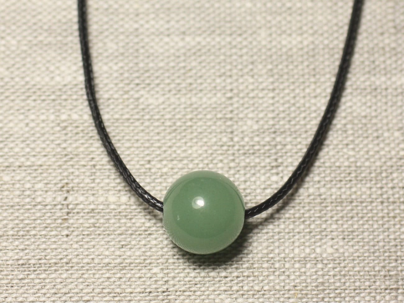 Collier Rare Perles émaillées Cloisonnées Et Aventurine – Création Artisanale Française, Neuf