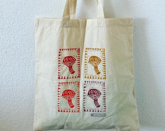 Mushroom Canvas Tote Bag