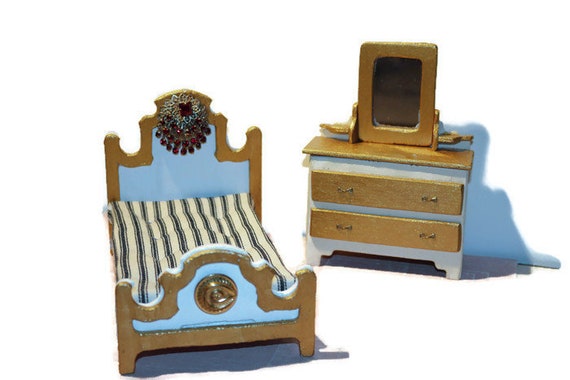 Reduced Miniature Bedroom Furniture 1 12 Scale