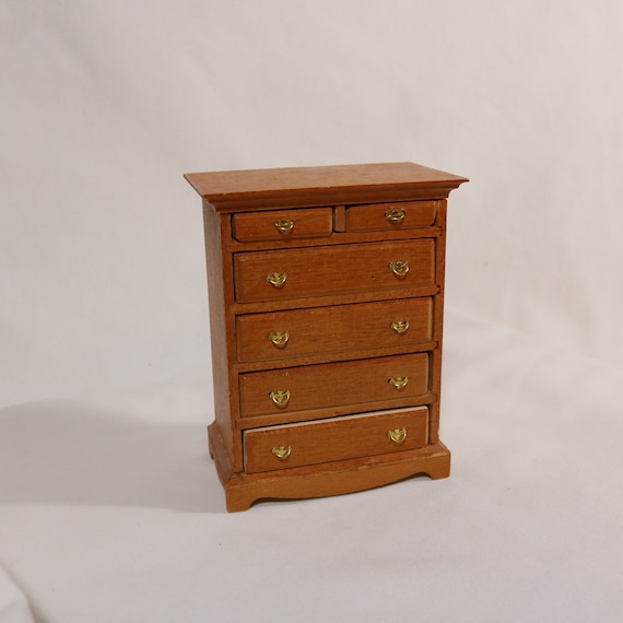 Dollhouse Miniature Dresser 1 12 Scale Etsy