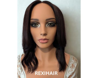 12” Custom Chocolate Brown 5x5 HD Closure Wig | Human Hair
