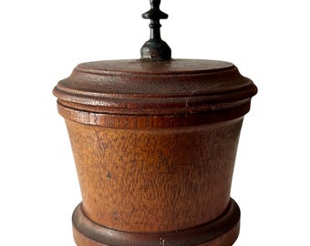 19世紀の木製のタバコ入れ。アンティークの木製 - Etsy 日本