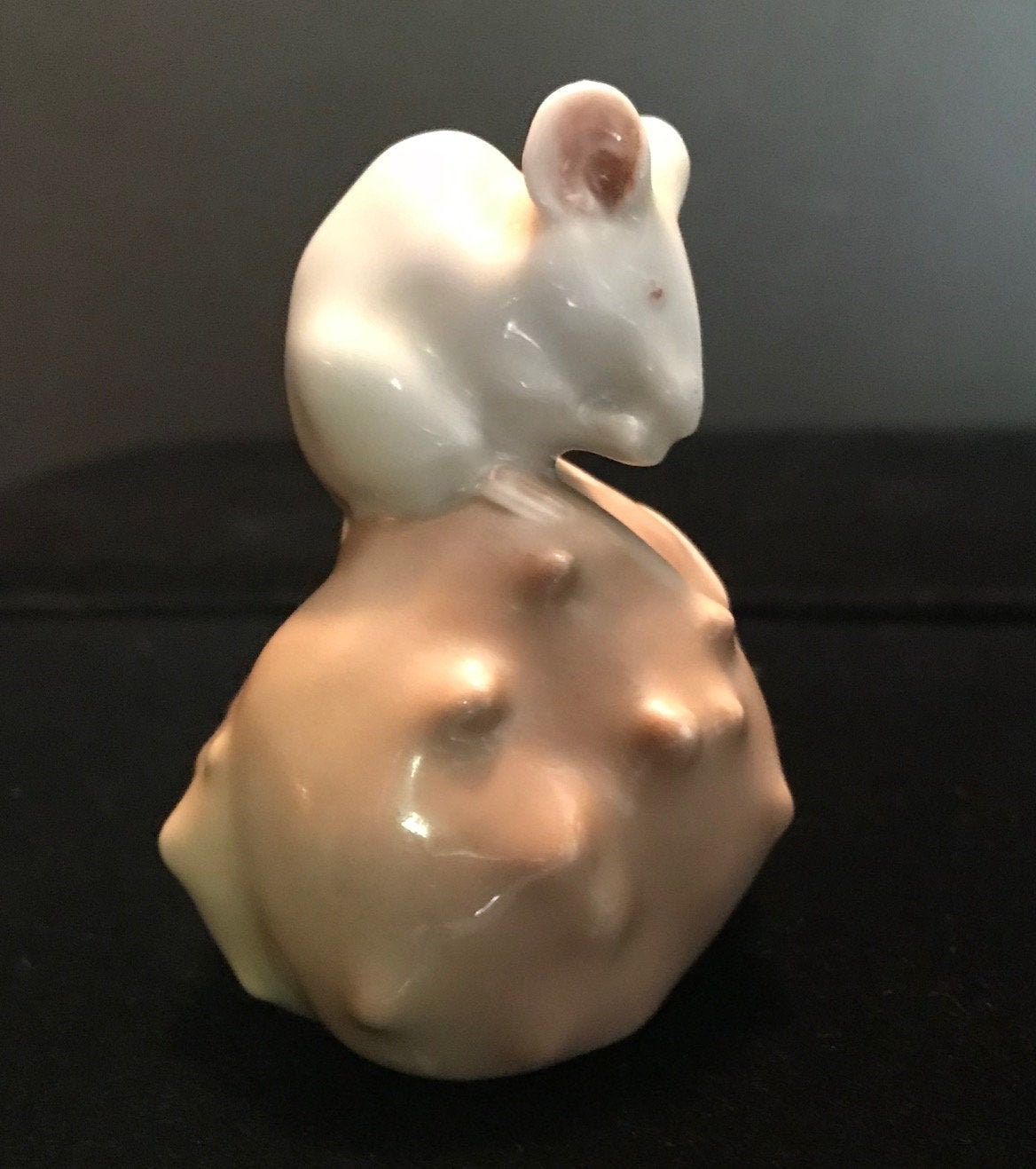 Antique Porcelain Figurine Royal Mouse a | Etsy