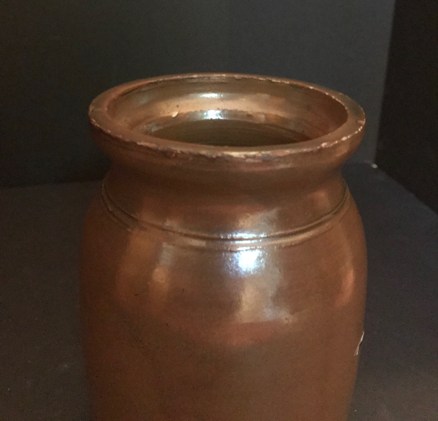 Antique American Stoneware Pottery Oyster Storage Jar 1875 Etsy