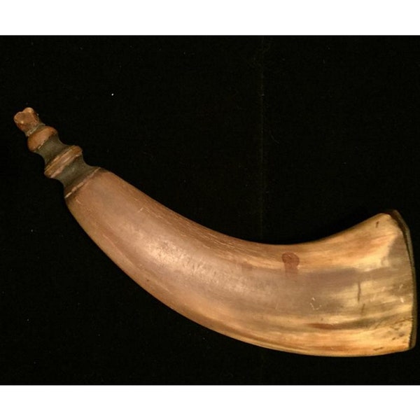 Antique Powder Horn Etsy