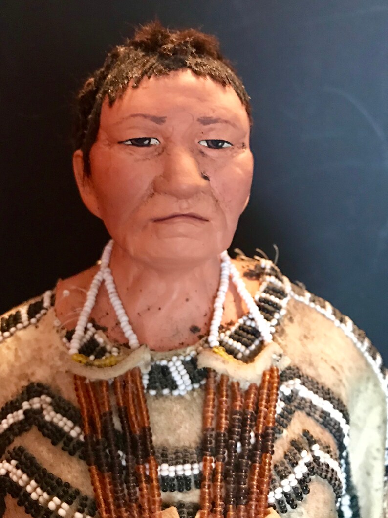 Native American Indian Doll With Traditional Lakota Sioux Etsy