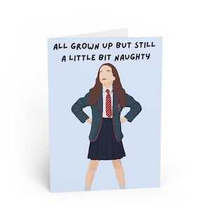 Greeting Cards, Matilda Musical Birthday Card - Handmade, Unique, Customizable Gift, Party Decor, Stationery