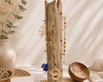 Driftwood Jewelry Holder | Handmade Jewelry Stand | Jewelry Organizer | Natural Decoration | Gift for Women | Handmade