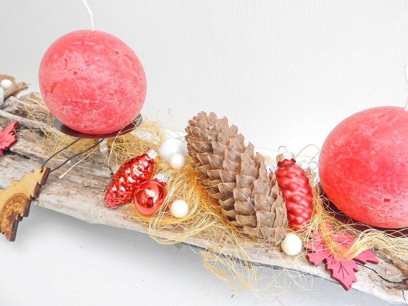 PRETYZOOM Lot De 4 Bougeoirs Décoratifs Pour Porte D'entrée, Couronnes