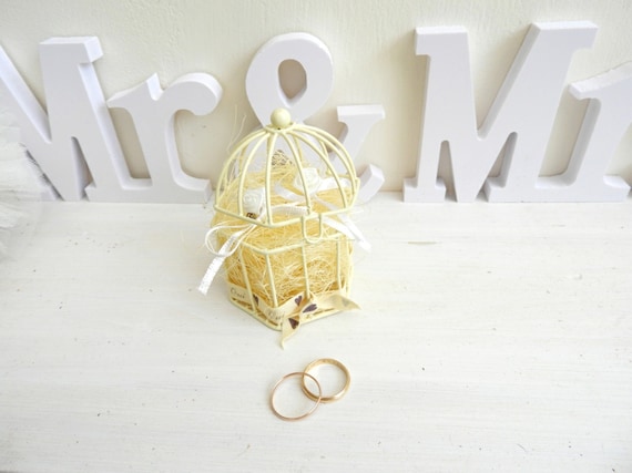 Bird Cage Wedding Ring Holder Wedding Ring Box Chic Wedding Ring