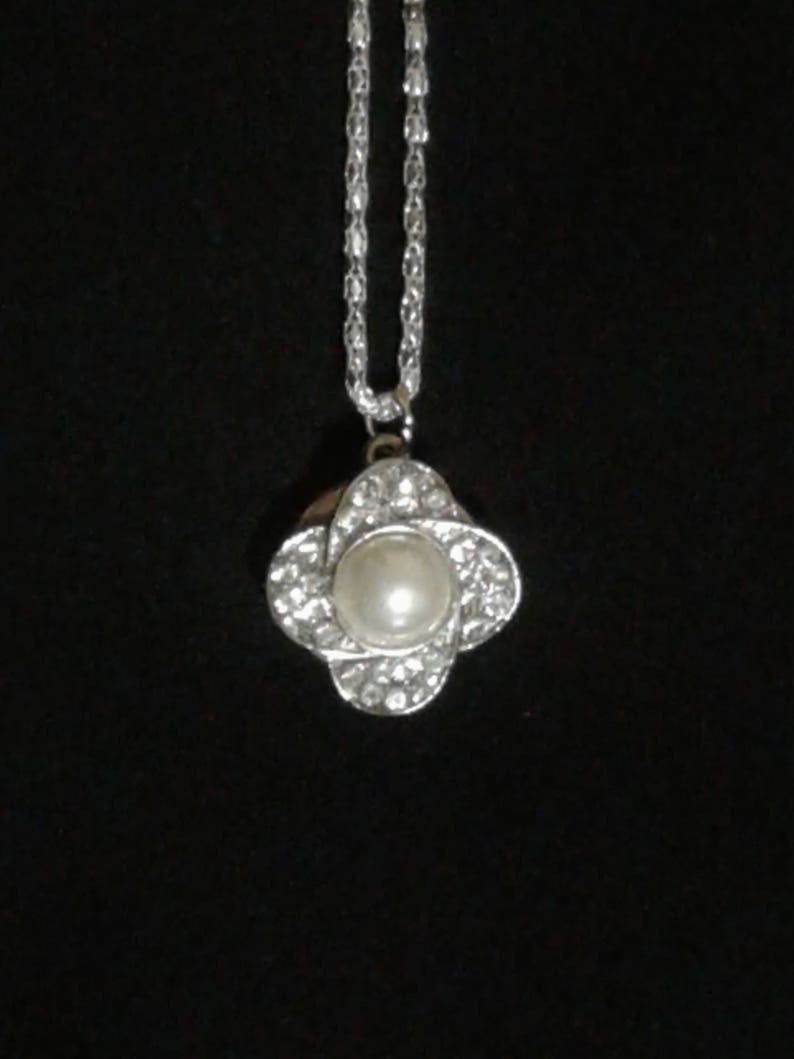 Interchangeable Snap Chunk Charm on a Silver Plated Necklace with a Lobster Claw Clasp