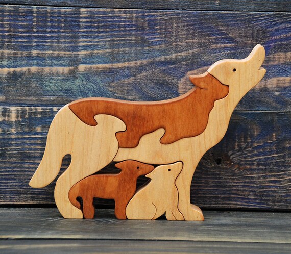 wooden animal puzzle