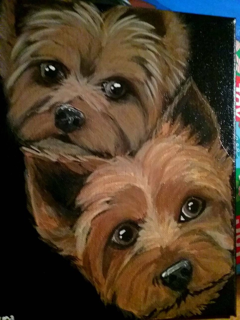 Canvas or Wood For All Dog-Cat-Pet Lovers Pet Loss Sympathy Gift -Remember /& Honor Them Forever Custom Handpainted Memorial Pet Portrait