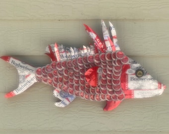 Bottle Cap Art - Hog Fish