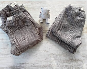Pantalon En Lin Bebe Garcon Etsy