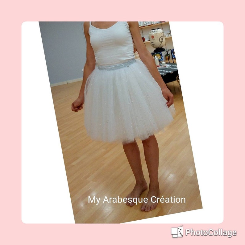 Bride skirt in tulle