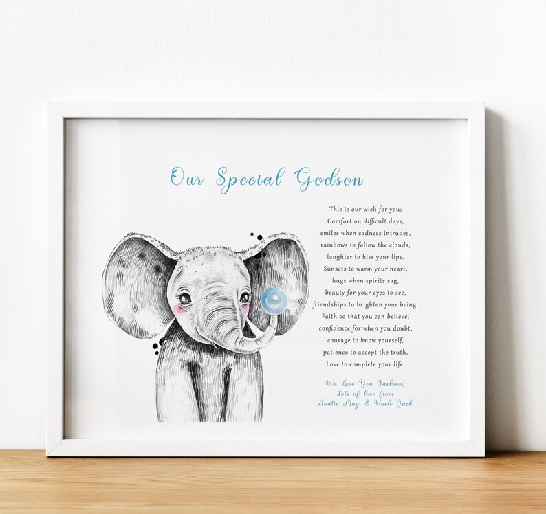 Personalised Godchild Gift Goddaughter Christening Gift From Etsy UK