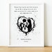 Nightmare Before Christmas Decor, Personalised Jack and Sally Simply Meant To Be Quote Print, Keepsake Anniversary Gifts for Him or Her