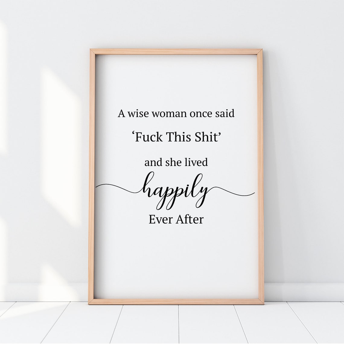 PRINTABLE Funny Quote Wall Art 6 PRINT SET Positive Quote Etsy UK