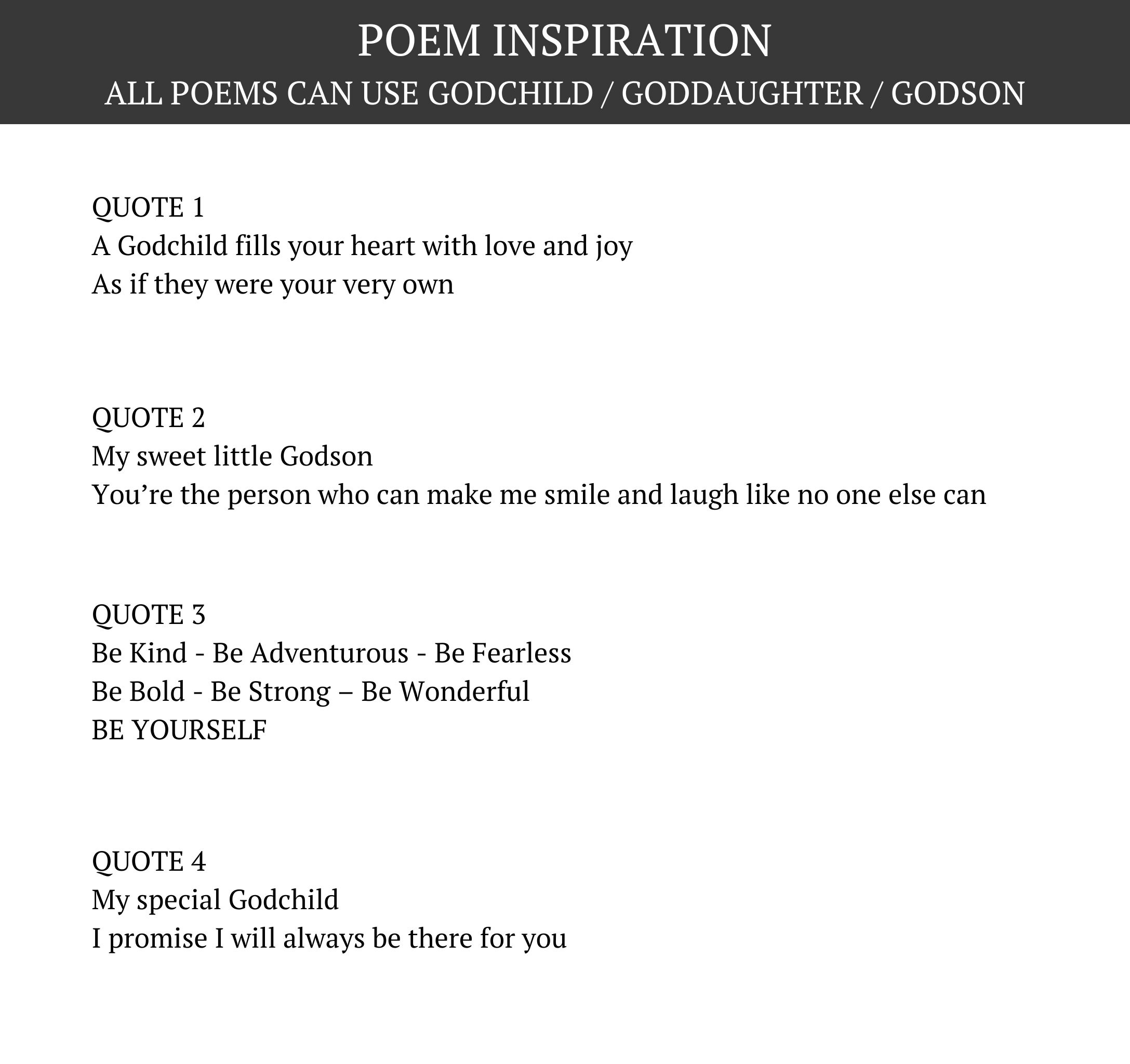 Personalised Godchild Gift Goddaughter Christening Gift From Etsy UK