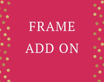 FRAMING SERVICE - Add your print to the cart - Using this listing, select your frame size and colour and add to cart - Checkout as normal