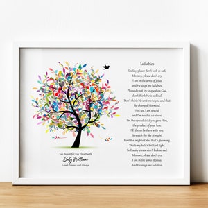 Regalo sentimental por aborto espontáneo para padres, poema personalizado y reflexivo, regalo de recuerdo por la pérdida de un hijo, regalos de duelo, regalos por la pérdida de un bebé