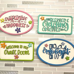 Mini craft room decor