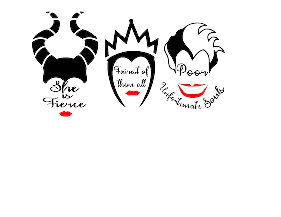 Download Decals Disney Villains Decals Fairest of Them All She is ...