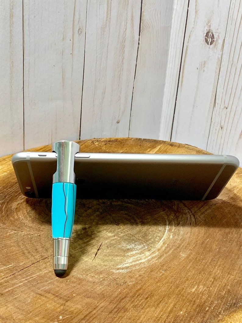 Resin cellphone holder with stylus