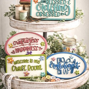 Mini craft room decor