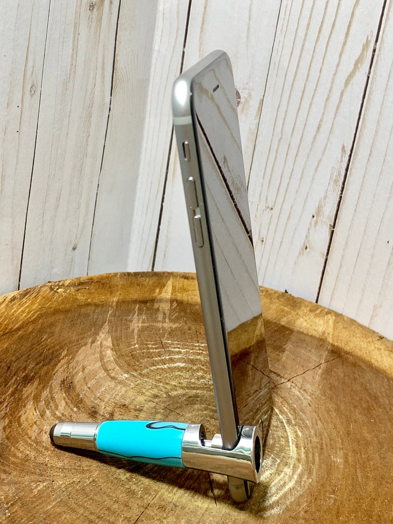 Resin cellphone holder with stylus