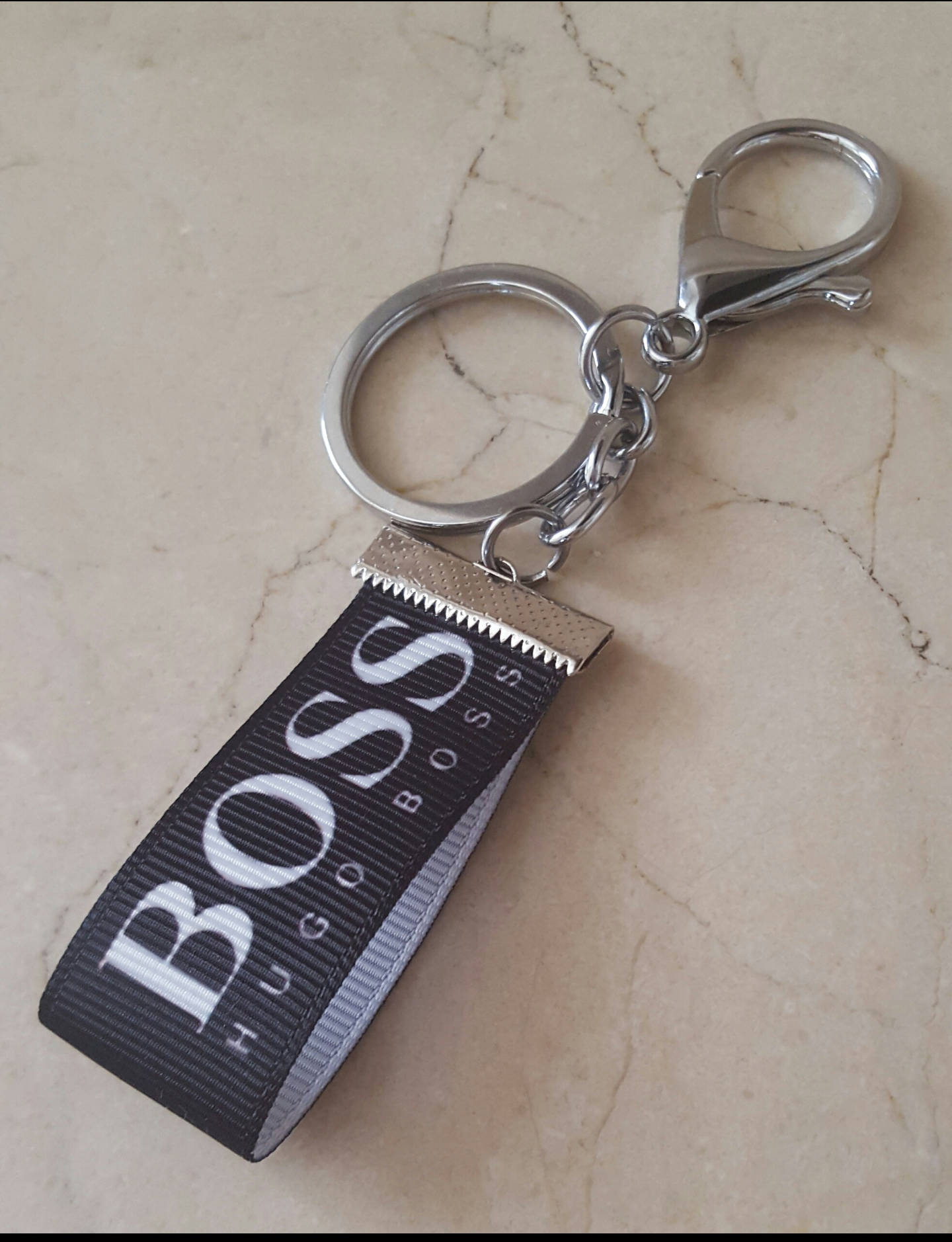 Hugo Boss Keychain handmade creation accessory gift Etsy