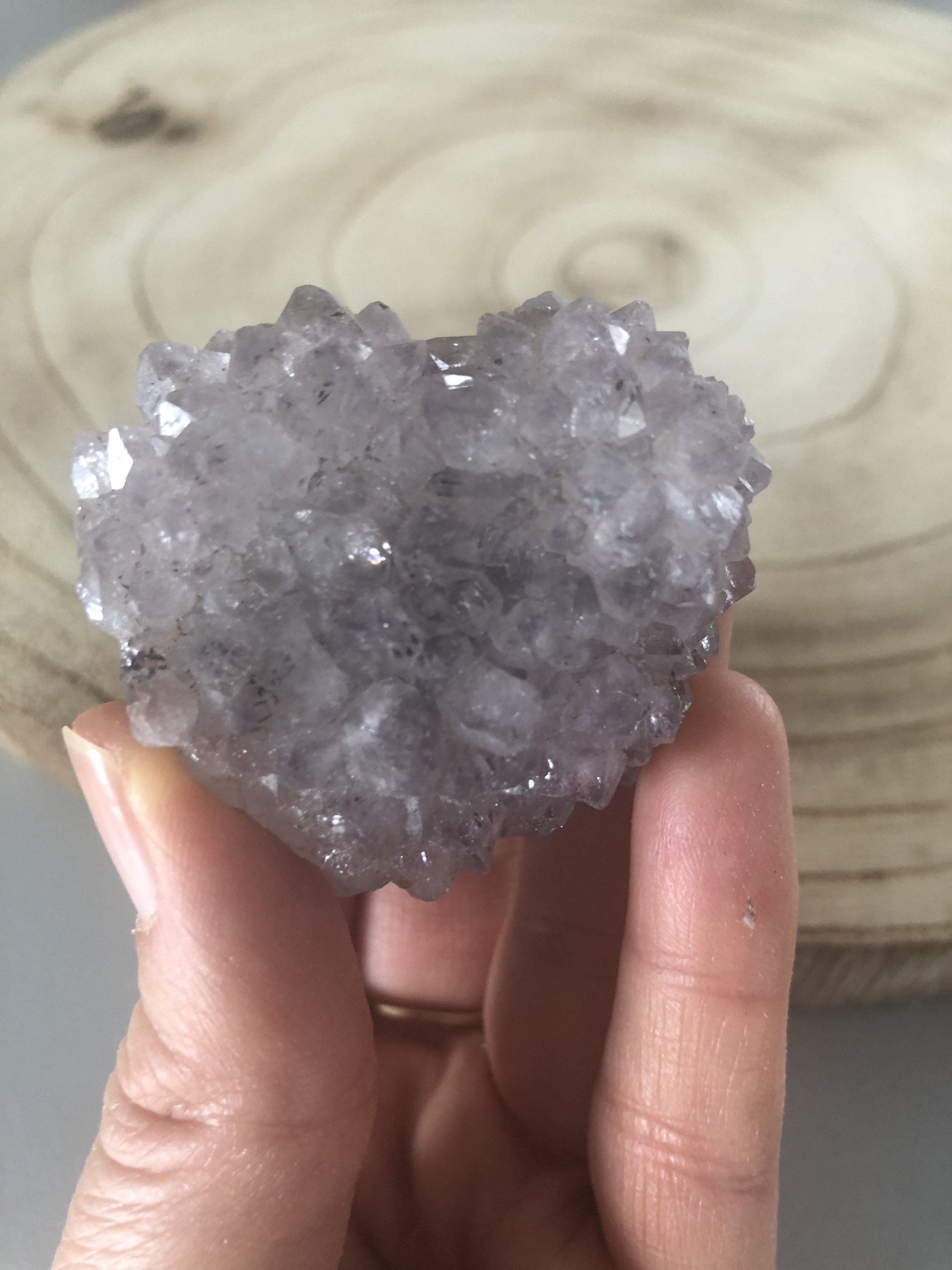 Géode de Quartz Fumé, Géode, Quartz, Du Brésil, Pierre Naturelle, Gemme, Bien-Être, Méditation, Zen,