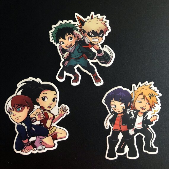 my hero academia stickers etsy norway