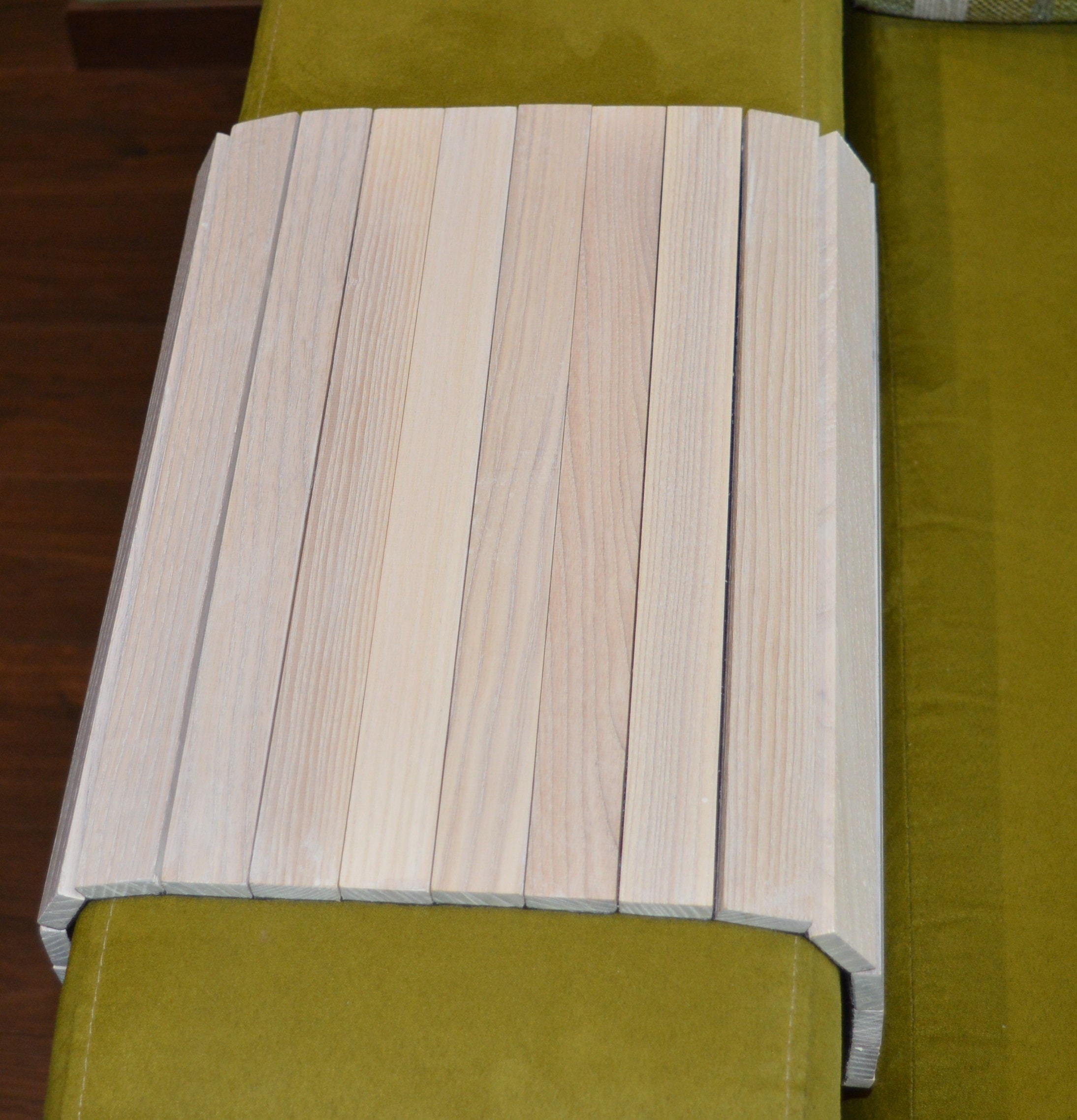 Sofa Tray Table Whitearmrest Tray Wooden Coffee Tablesofa Etsy