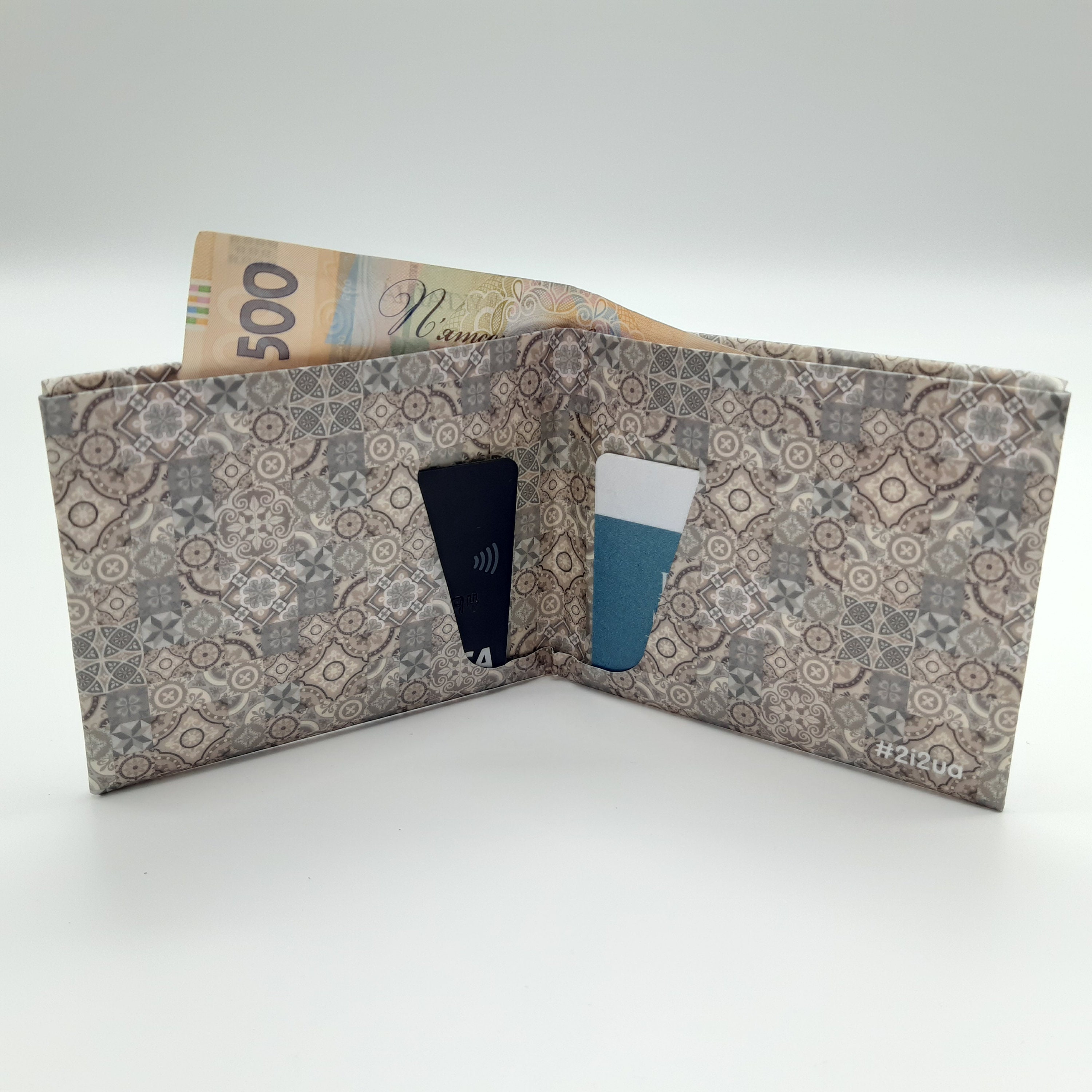 Tyvek Paper Slim Wallet Tile Etsy UK