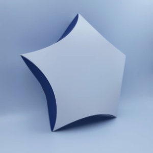 Boîte étoile, modèle de boîte, SVG, ai, eps, pdf, dxf, modèle découpé au laser, Cricut
