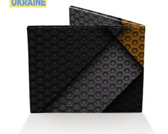 Tyvek Paper Slim Wallet,  Hexagon