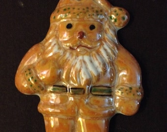 Santa Claus porcelain hanging decoration