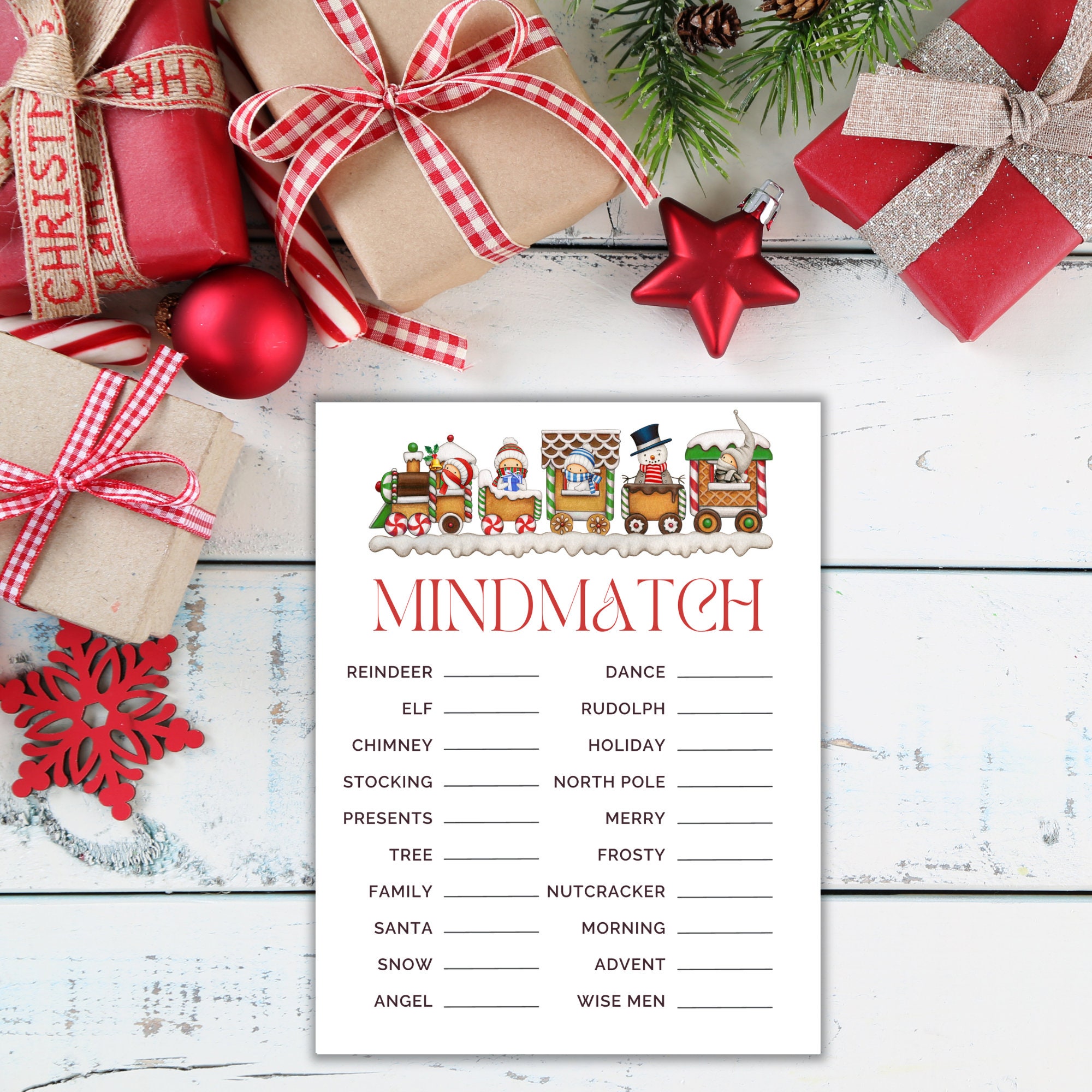Printable Christmas Party Games Bundle Christmas Activity, Office Party, Family Game, Instant ...