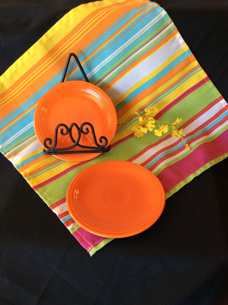 Rare Fiesta RED Radioactive Fiesta Vintage plates Fiestaware Etsy