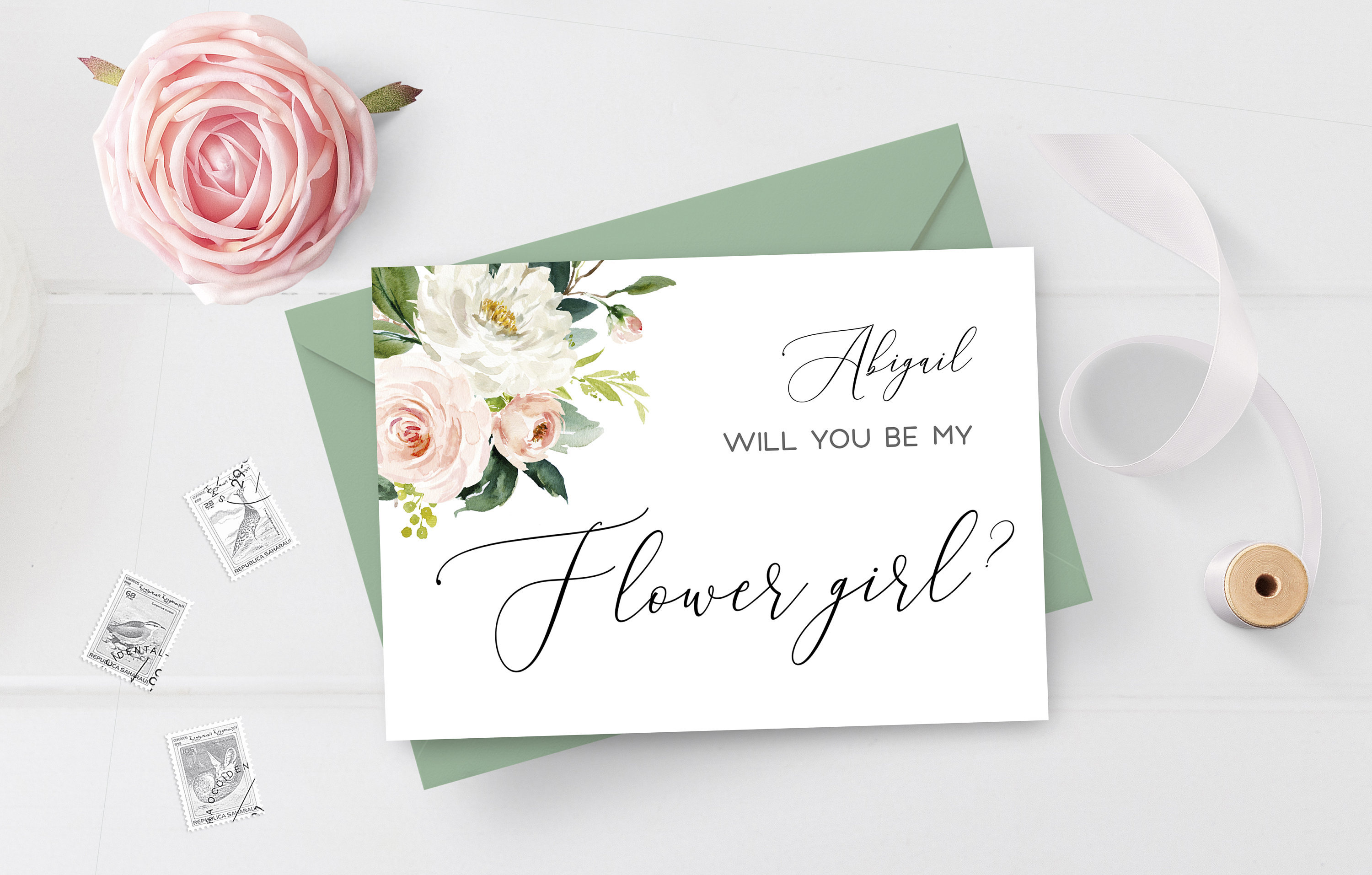will-you-be-my-flower-girl-card-fully-editable-bridal-proposal-etsy