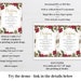 Christmas Menu Editable Template Holiday Party Menu Printable Digital ...