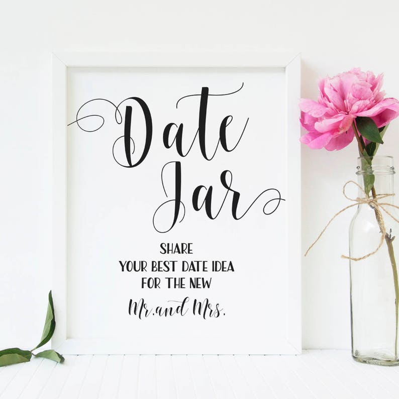 Wedding Date Jar Sign Ideas Night Image 0