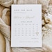 Save the Date Calendar Template Fully Editable Printable Engagement ...