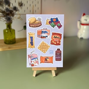 Lettland Essen Sticker Set