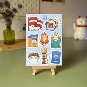 Lettland Sticker Pack