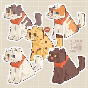 Minecraft Cats, Ocelot-sticker