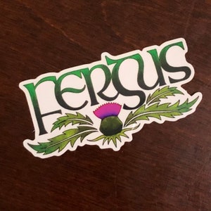 FERGUS! Sticker